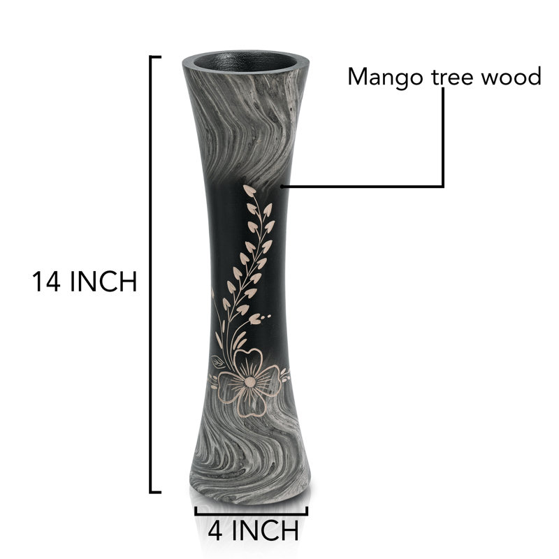 Handmade Wood Table Vase