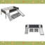 Lit mezzanine simple en bois avec deux boîtes de rangement-1239896149