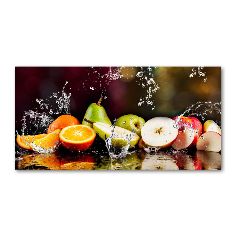 Fruit and Water 1 Piece Wrapped Canvas Wall Art