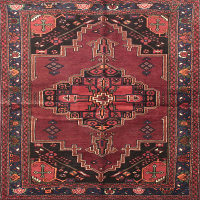Tapis rouge à motif sud-ouest