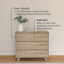 Commode scandinave à 3 tiroirs Lauritzen-774772197