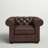 Dunn Faux Leather Chesterfield Chair