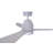 Whitehaven 56" Smart WiFi Indoor/Outdoor DC Ceiling Fan with LED Light and Remote, Damp Rated, White Ceiling Fan-67499103