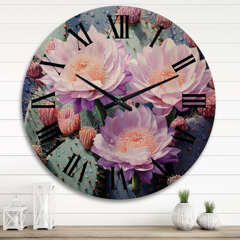 Horloge murale en bois massif Wyon, Très grand