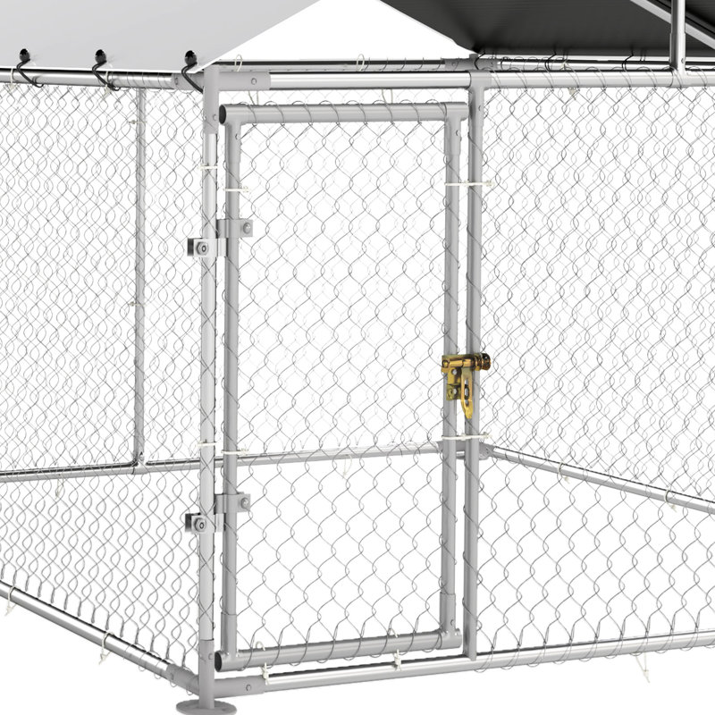 Enclos pour chien Balconera, H 70,8 po x l 117,6 po x P 117,6 po