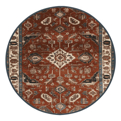 Tapis brun lavable à la machine