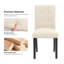 Chaises de salle à manger rembourrées en similicuir avec pieds en bois-706415852-737232319