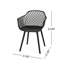 Chaise coquelicot (ensemble de 2)