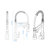 Pull Down Single Handle Kitchen Faucet with Accessories-70472616