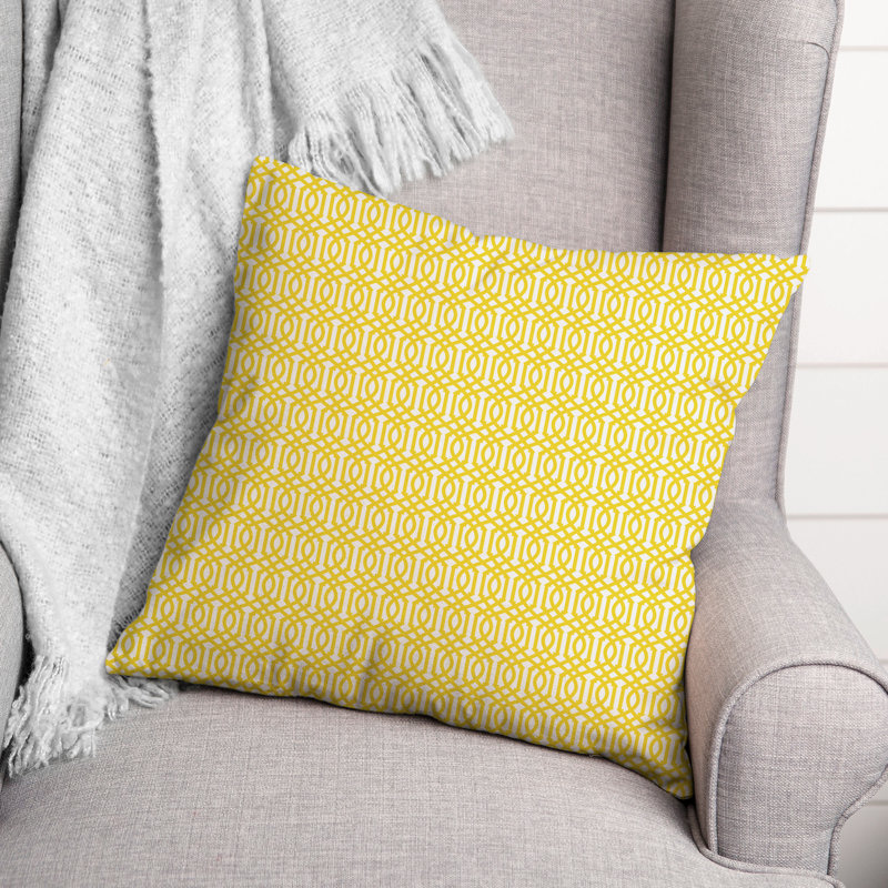  Coussin intérieur / extérieur géométrique 18 po