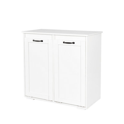 Laundry Cabinet ,With 2 Removable Liner Bags