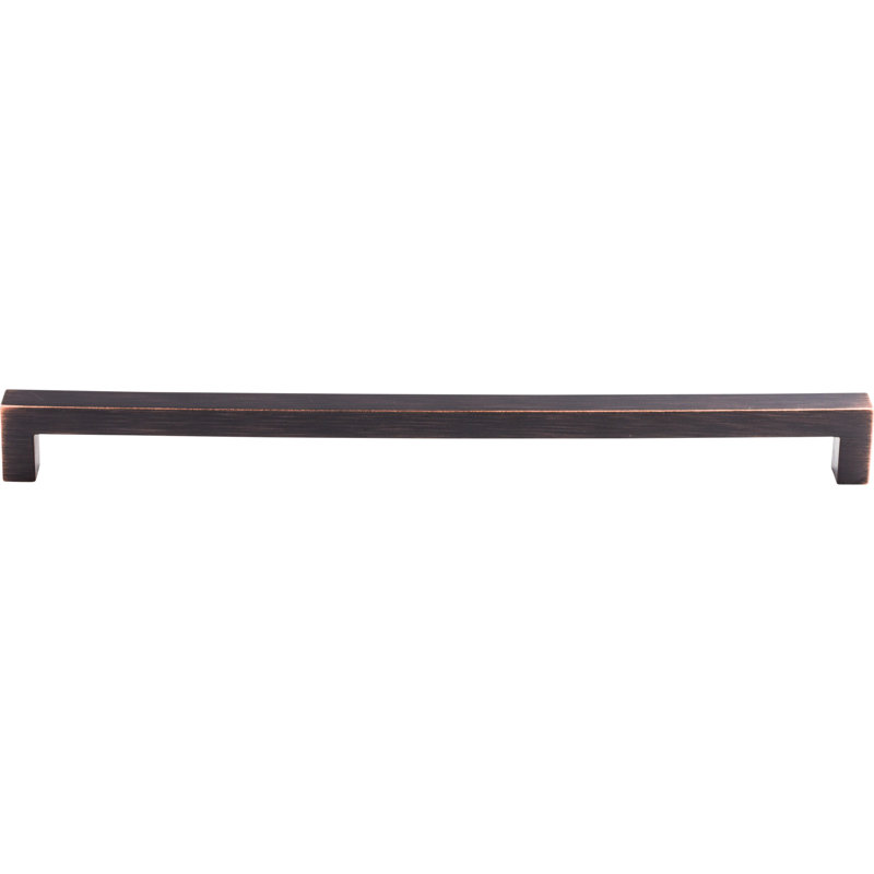 Square Bar pull, Tuscan Bronze, 12" Center to Center