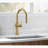 Crue Touchless Pull-Down Kitchen Sink Faucet with Voice Activation and Three-Function Sprayhead-89126585