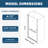 Adjustment,Universal Pivot Shower Door, Open Outside, With 1/4" Tempered Glass-115606796
