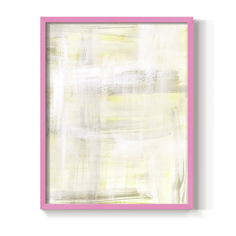 «On a Sunbeam I», reproduction encadrée - bois massif, Rose, H 10 po x l 8 po