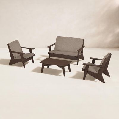 POLYWOOD® Riviera 4-Person Patio Seating Group