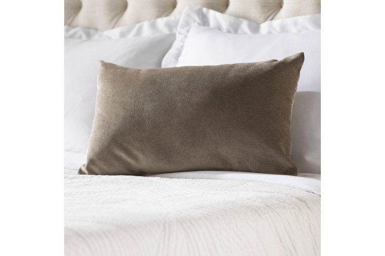 Rectangular Velvet Throw Pillow