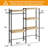 Laundry Room Organization and Storage,5 Tier Wood Over The Washer and Dryer Storage Shelf with Drying Clothes Racks,Space Saver Heavy Duty Bathroom Laundry Shelf for Home Storage and Decor-115356130-115356132