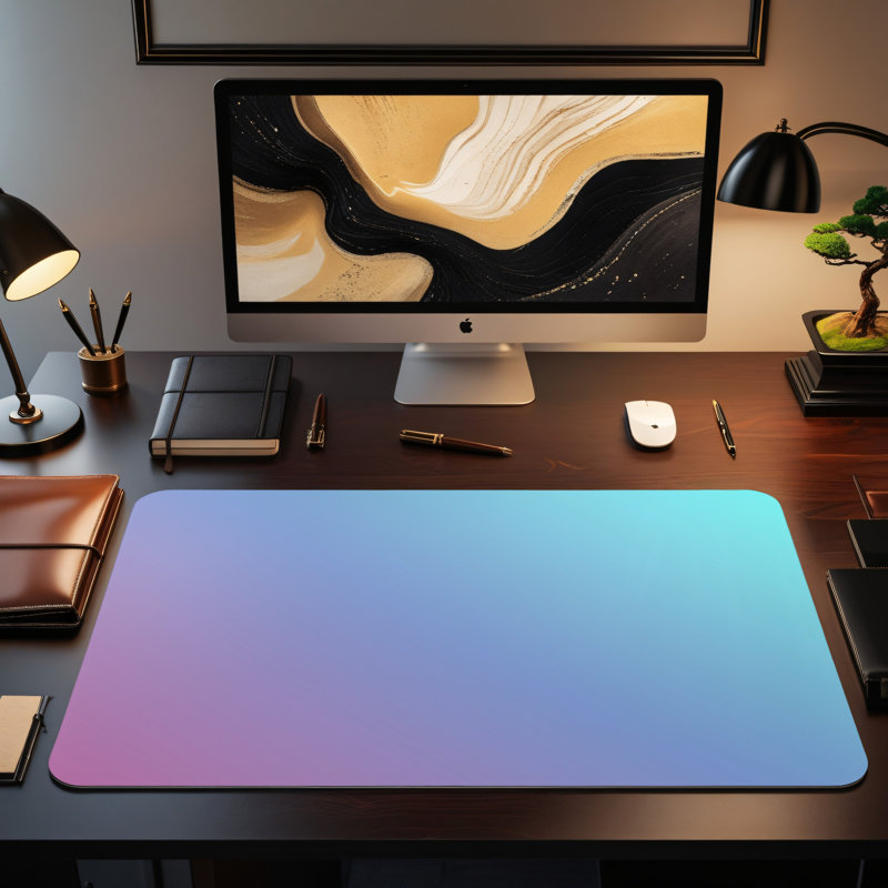 Polyester Desk Pad, 23.6x13.8