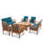 Natural Frame/Dark Teal Cushion is out of stock
