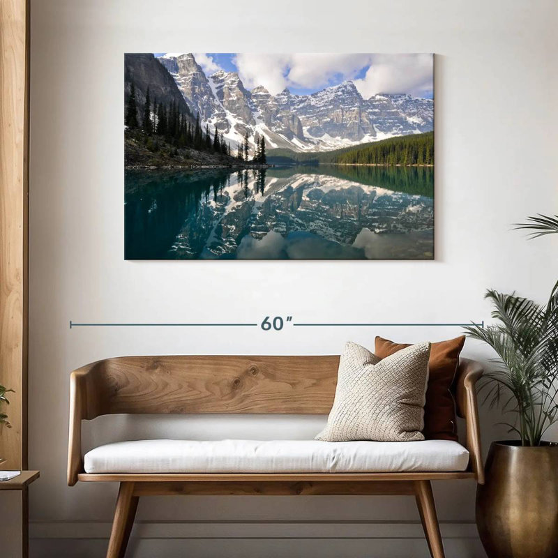 Alvord Moraine Lake, matin d'hiver, H 30 po x l 45 po