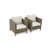 Duponta 9 - Person Patio Conversation Set with Cushions-69441405