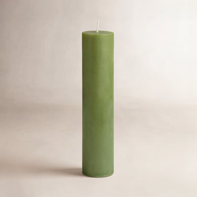 Bougie pilier sans parfum Oliva