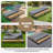 Outdoor Chaise Lounge Chair Set of 2 with 5-Position Adjustable Backrest , Reclinings with Cushions, Patio Loungers with Wood Side Table, Sturdy Frame for Poolside, Garden, and Backyard-300829793