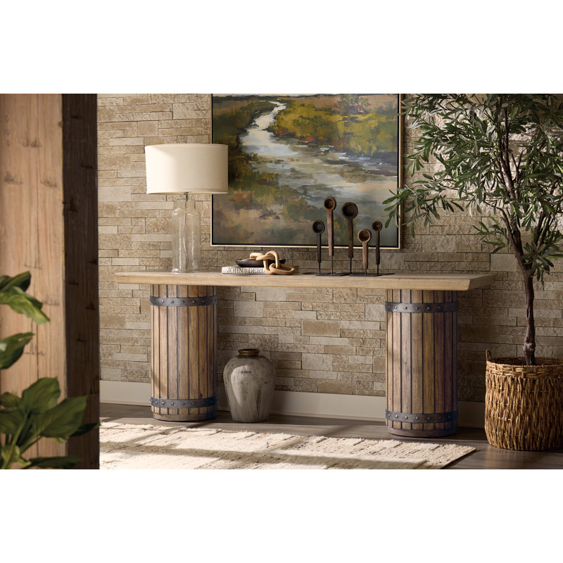 Vineyard Row 86'' W Console Table, Sonoma
