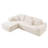 Modern L-shaped Sectional Sofa-123884717