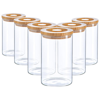 Argon Tableware - Scandi Storage Jar with Wooden Lid