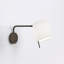 Mitsu Swing Arm, Matt Nickel with Cone 173, Oyster Fabric-2106733515-2106733516-2106733513