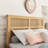 Full Size Headboard Bed With Two Drawers In White Oak Finish Stunning And Storage Feature-598178503-598178498