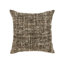 Porter 24" Woven Cotton Blend Throw Pillow , Black