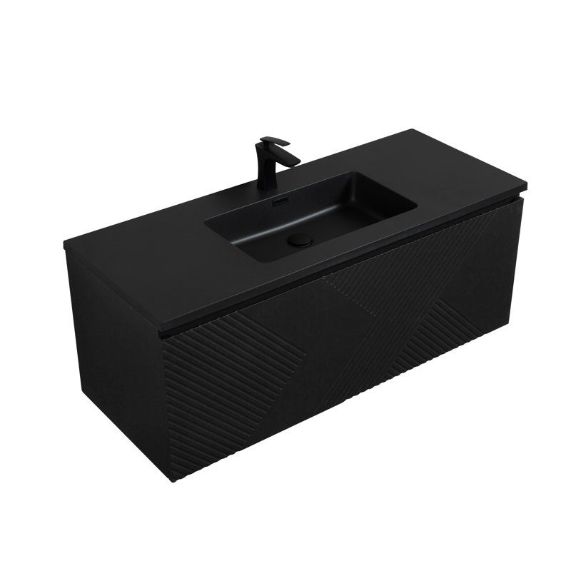 Ensemble de meuble-lavabo simple mural 47 "47"