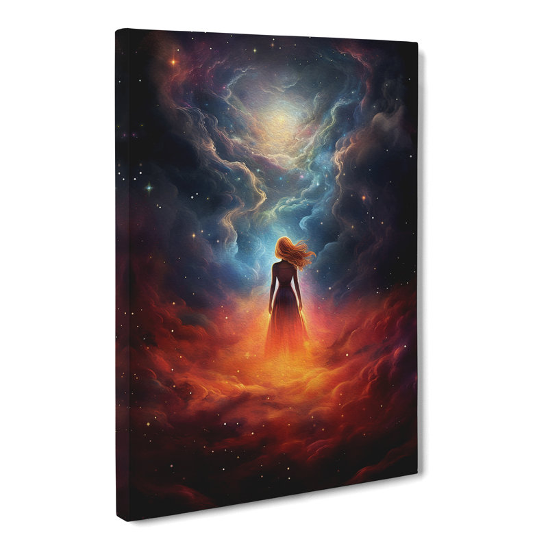 Galaxy Romanticism - Wrapped Canvas, 60cm H x 40cm W x 3cm D