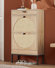 Boho Natural Rattan Shoe Storage Cabinet