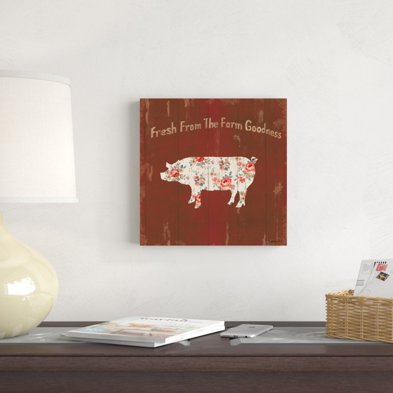 " Farm Patchwork X ", 12" H x 12" W