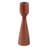 Modern Taper Mango Wood Candle Holder with Metal Accent for Tabletop Decor - Decorative Floor Candle Holder for Dining or Living Room Display-1920972917-1920972914