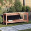 Alzugaray Solid Wood Outdoor Bench-707743954-707743950