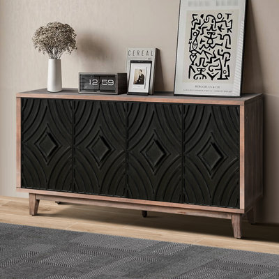 Rebecka Wooden Storage Cabinet by George Oliver