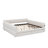 King-Size Upholstered Platform Bed With USB Port And Double Drawers-439384151