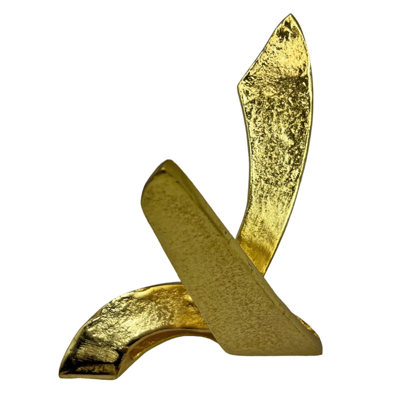 Anusan Abstract Figurines & Sculptures, Gold