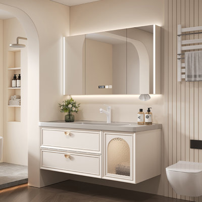 Armoire de salle de bain moderne et minimaliste