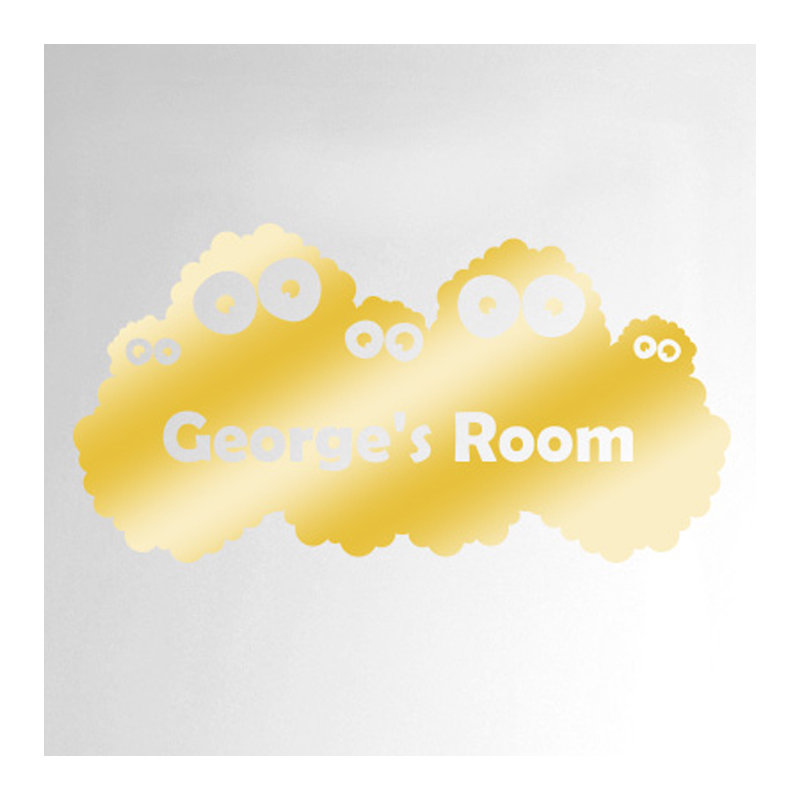 Wall Decal, Shiny Gold
