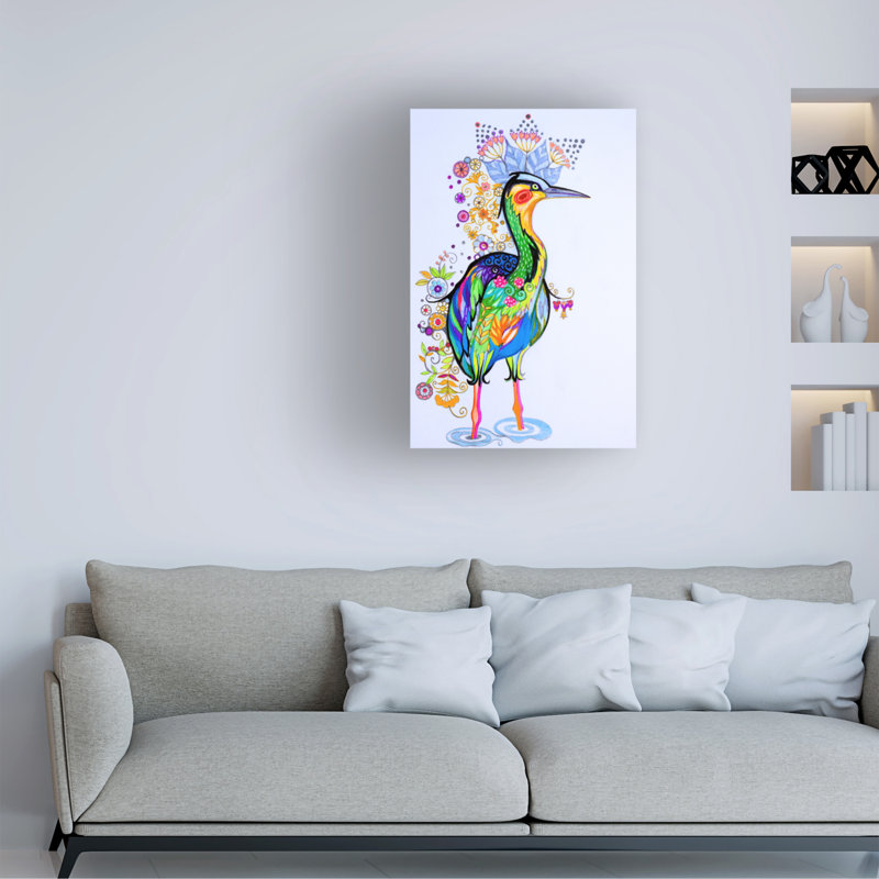 Modern & Contemporary Painting Print, 12" W x 19" H x 2" D