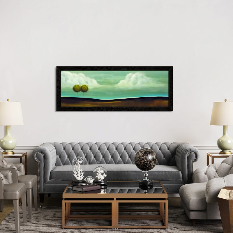 Happily Ever After by Heather Offord - Wrapped Canvas Panoramic Painting, 182.88 cm H x 60.96 cm W, Black Framed