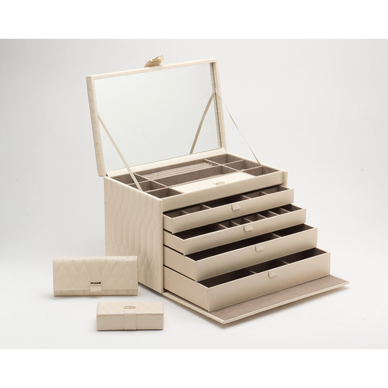 Caroline Leather Jewelry Box