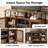 Laly 50.4"W TV Stand for TVs up to 55 inch with Open Shelves, Industrial Entertainment Center with Storage Cabinets and Adjustable Shelves, Modern Media Console with Metal Frame for Living Room, Bedroom-1465495838-1499539878