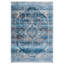 Tapis oriental tissé à plat en bleu marine / brun-1199860499